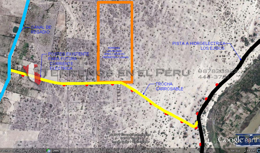 Lote de 22 Has Cerca a Los Ejidos, Piura