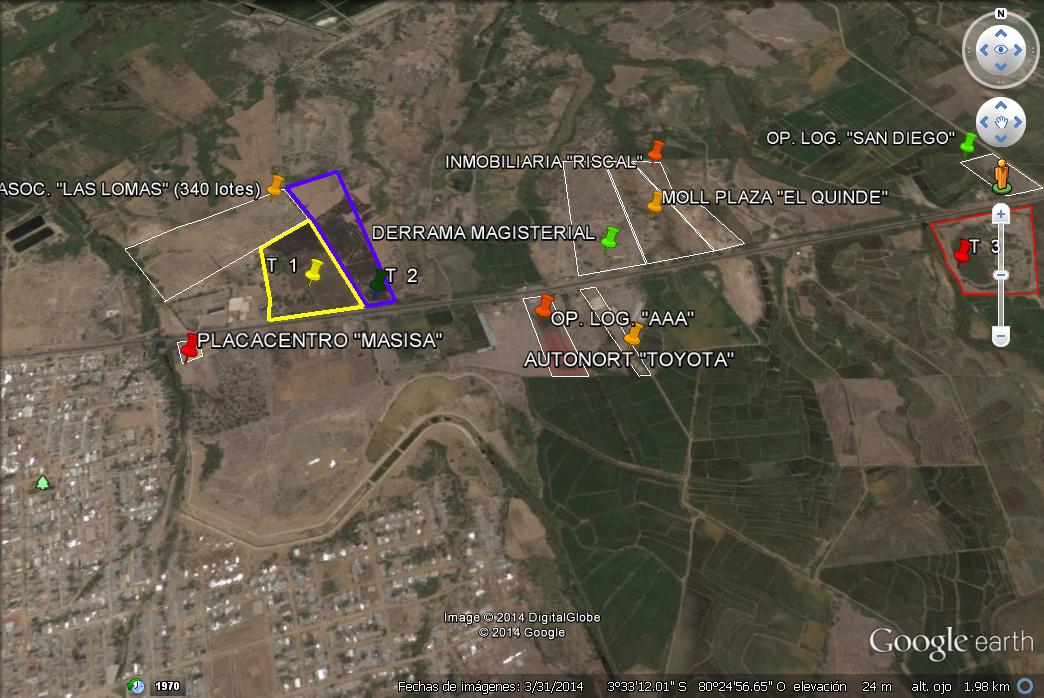 3 Terrenos en Tumbes en Nuevo Corredor Comercial – (3.5 Has, 5.32 Has y 6.82 Has)